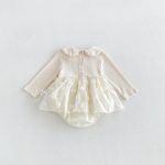 【66-90cm】ロンパース ベビー フラワー ローズ - 画像 (3)