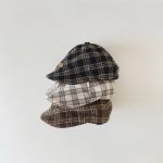 【GOODS】帽子 レトロ チェック ベレー帽 - 画像 (2)