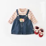 【73-110cm】Tシャツorサロペワンピース 女の子 デニム おしゃれ - 画像 (4)