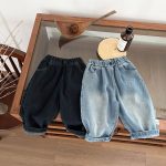 【73-100cm】パンツ 男の子 デニム カジュアル - 画像 (2)