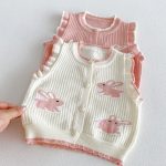 【80-110cm】ベスト 女の子 キュート ウサギ - 画像 (11)