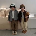【80-150cm】パンツ キッズ ストレッチ コーデュロイ 男女兼用 - 画像 (13)