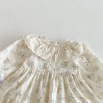 【66-90cm】ロンパース ベビー レース フラワー - 画像 (11)
