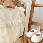 【66-100cm】ロンパース ベビー プリンセス フリル - 画像 (12)