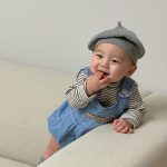 【66-100cm】サロペット＆シャツ ベビー スリー ベア ボーダー - 画像 (11)
