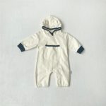 【66-90cm】ロンパース ベビー クマ耳 帽子付き - 画像 (6)