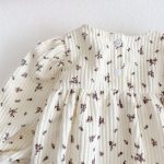 【66-90cm】ロンパース ベビー コーデュロイ パフスリーブ - 画像 (10)