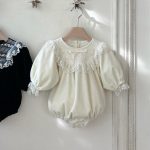 【66-90cm】ロンパース ベビー レース プリンセス - 画像 (6)