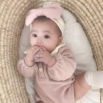 【66-90cm】ロンパース ベビー 可愛い襟 スウィート - 画像 (5)
