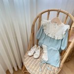 【66-100cm】ロンパース ベビー プリンセス フリル - 画像 (10)