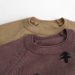 【80-130cm】セーター キッズ 木柄 ニット - 画像 (6)