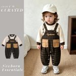【73-100cm】セットアップ ベビー チェック柄 オシャレ