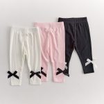 【66-90cm】レギンス ベビー リボン付き 合わせやすい - 画像 (6)