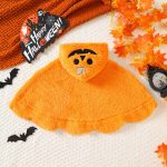 【66-90cm】ポンチョ ベビー ハロウィン もこもこ ゴースト - 画像 (4)