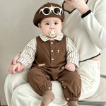 【73-100cm】セットアップ ベビー ボーダー 通園・お出かけに - 画像 (4)