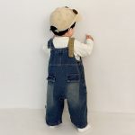 【73-110cm】セットアップ ベビー レトロ カラーバリ - 画像 (8)