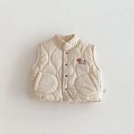 【73-100cm】ベスト 女の子 ベビー 厚手 キルティング - 画像 (14)