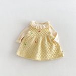 【80-130cm】ワンピース 女の子 暖かい キイロ - 画像 (6)