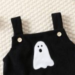 【70-100cm】ロンパース ベビー サロペット ハロウィーン コーデュロイ 刺繍 - 画像 (6)