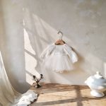 【66-90cm】ロンパース ベビー パフスリーブ チュール - 画像 (8)