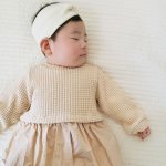 【66-90cm】ロンパース ベビー ワッフル 切替 - 画像 (5)