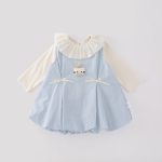 【73-100cm】ワンピース＆ブラウス 女の子 可愛い リボン - 画像 (5)