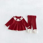 【73-110cm】ワンピース&レギンス 女の子 可愛い イチゴ - 画像 (7)