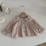 【73-100cm】カーディガン 女の子 クマ ポケット - 画像 (4)