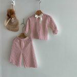 【73-100cm】セットアップ ベビー リボン付き おしゃれ - 画像 (3)