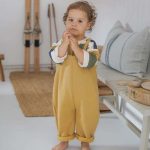 【73-100cm】サロペット ベビー ナチュラル 暖かい - 画像 (10)