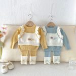 【73-110cm】セットアップ 女の子 可愛い レイヤード - 画像 (9)