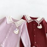 【66-90cm】ロンパース ベビー 可愛い ウサギ セーラー - 画像 (11)