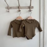 【66-90cm】ロンパース ベビー フリル襟 かわいい - 画像 (5)