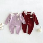 【66-90cm】ロンパース ベビー 可愛い ウサギ セーラー - 画像 (3)